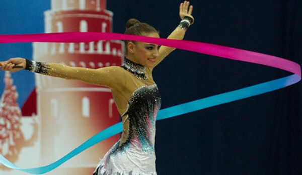 Evguenia Kanaeva a remporté les épreuves de la 1ère étape du GP de gymnastique rythmique de Moscou - Sputnik Afrique