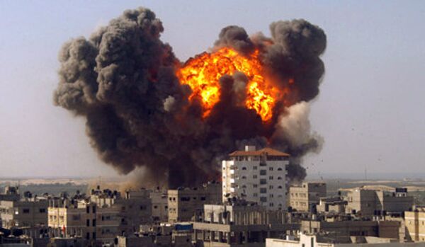 L’aviation et l’artillerie d’Israël ont attaqué Gaza - Sputnik Afrique