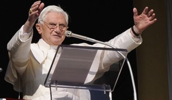 Benoît XVI a appelé au règlement de toutes les situations de crise et conflictuelles dans le monde - Sputnik Afrique