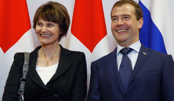 Une rencontre des présidents russe et suisse a eu lieu à Kolomna - Sputnik Afrique