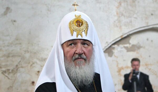 Le patriarche de Moscou et de toute la Russie Cyrille est arrivé à Kiev - Sputnik Afrique