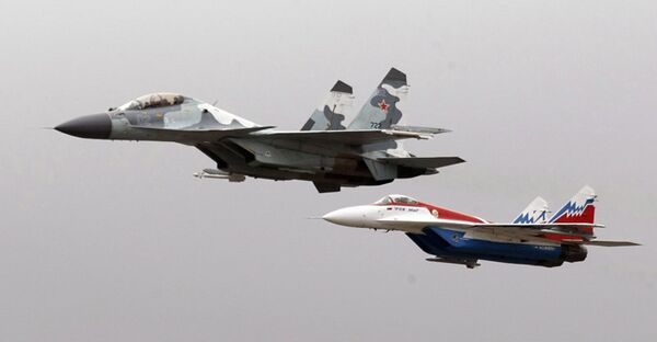 Chasseurs Su-30 et MiG-29. - Sputnik Afrique