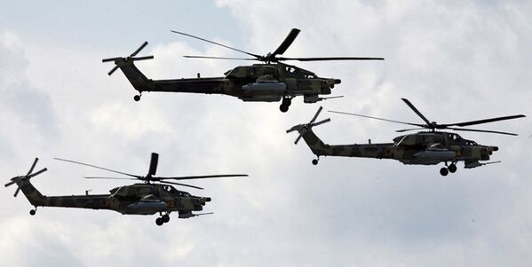 Hélicoptères d'attaque Mi-28. - Sputnik Afrique