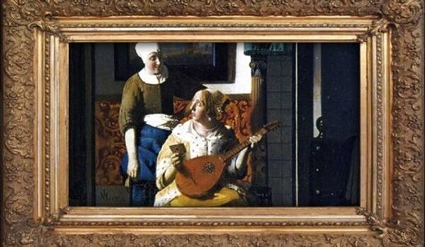 «La Lettre d’amour» de Jan Vermeer au Musée de l'Ermitage - Sputnik Afrique