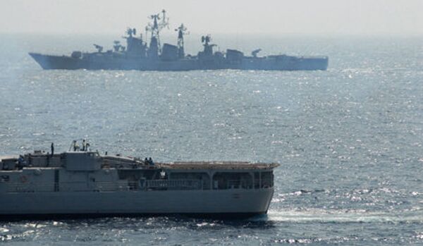 Les navires de la marine russe contre les pirates - Sputnik Afrique