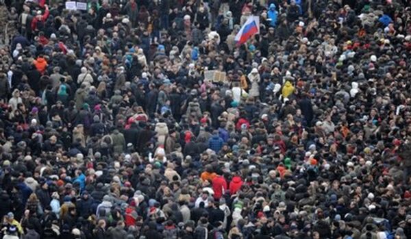 Manifestation sur la place Bolotnaya à Moscou - Sputnik Afrique