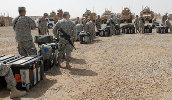 Irak: le dernier convoi de troupes US quitte le pays - Sputnik Afrique