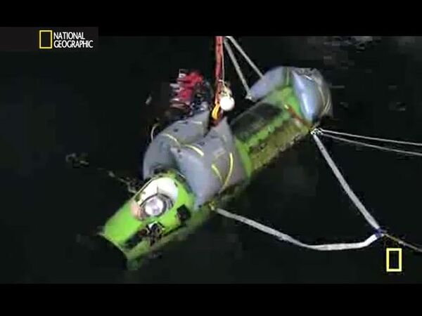 Le submersible Deepsea Challenger a été élaboré et créé en Australie avec le soutien de la Communauté nationaleocéanographique des Etats-Unis et la compagnie Rolex. - Sputnik Afrique