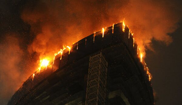 Un incendie s'est déclaré sur l'une des tours du complexe Moskva-city - Sputnik Afrique