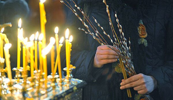L'Eglise orthodoxe marque l'entrée de Dieu à Jérusalem - Sputnik Afrique