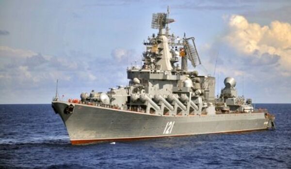 Le croiseur « Moskva » se dirige vers l'Atlantique nord - Sputnik Afrique