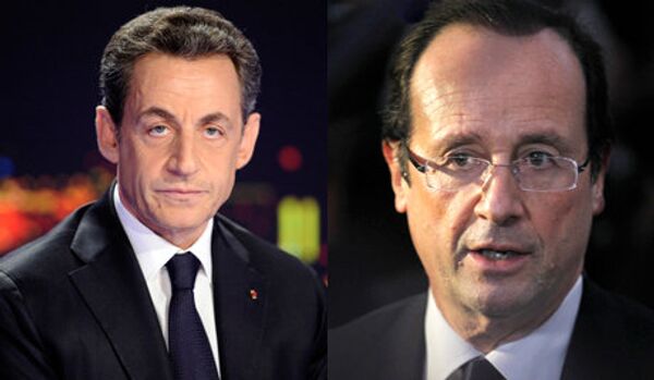 François Hollande bat Sarkozy (RTBF) - Sputnik Afrique