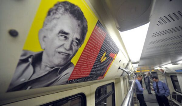 Un train dédié à l’œuvre de Gabriel Garcia Marquez est sur une ligne du métro moscovite - Sputnik Afrique