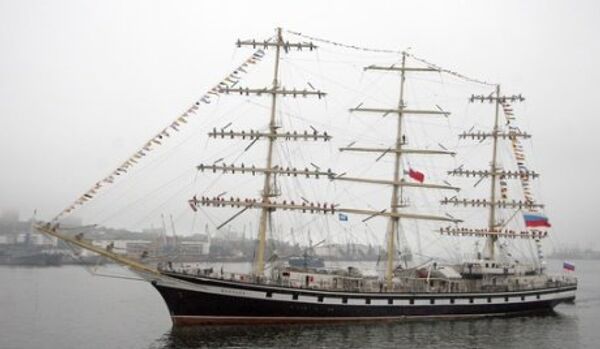 Le voilier russe Pallada arrive à Nagasaki - Sputnik Afrique