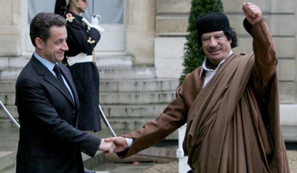 Kadhafi aurait prêté à Sarkozy 50 mln d'euros pour sa campagne électorale - Sputnik Afrique