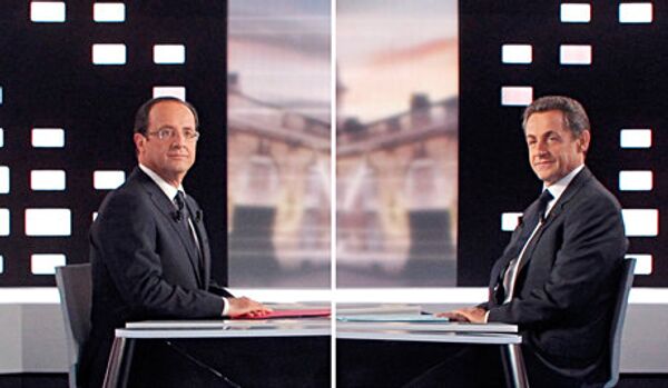 Hollande-Sarkozy : Un match technique et musclé - Sputnik Afrique