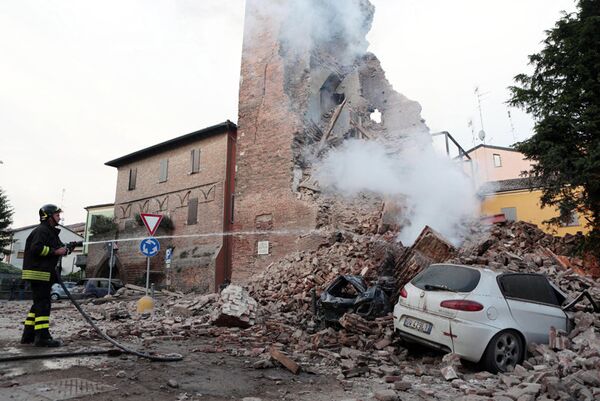Tremblement de terre en Italie - Sputnik Afrique