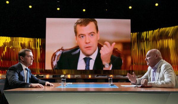 Le premier-ministre Medvedev : militant acharné de Russie Unie - Sputnik Afrique