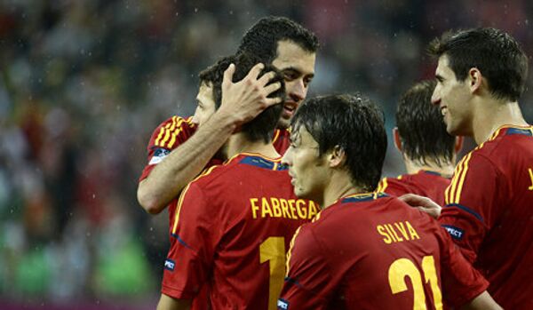 Euro 2012: l'Espagne a battu la France 2-0 - Sputnik Afrique