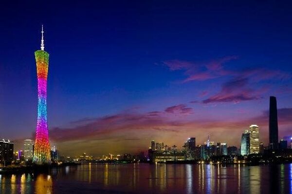 Canton Tower à Guangzhou en Chine (600 mètres, antenne comprise) - Sputnik Afrique