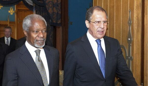 Kofi Annan est arrivé à Moscou - Sputnik Afrique