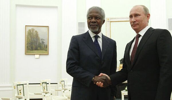 Moscou soutient le plan d’Annan en refusant de discuter le sort de Baсhar - Sputnik Afrique
