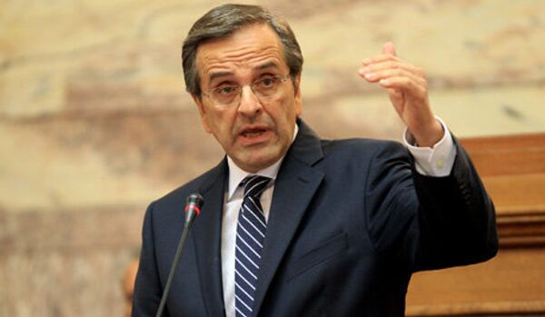 La situation de la Grèce en 2012 va sensiblement se dégrader (Samaras) - Sputnik Afrique