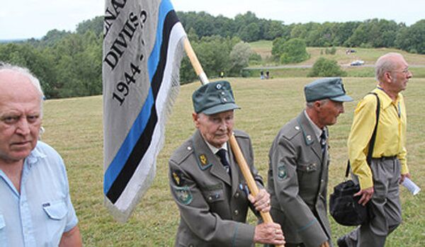 Les anciens combattants de la SS rappellent les exploits de guerre en Estonie - Sputnik Afrique