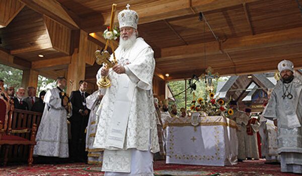 Le Patriarche Cyrille célèbre la Transfiguration sur la montagne Sainte en Pologne - Sputnik Afrique