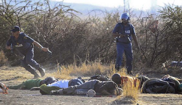 Le président sud-africain a annoncé un deuil pour les mineurs décédés - Sputnik Afrique