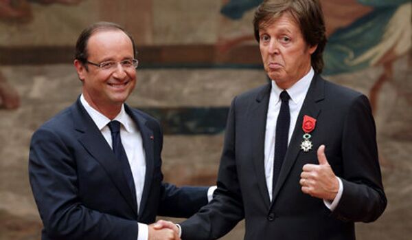 Paul McCartney a reçu une récompense la plus haute de la France - Sputnik Afrique