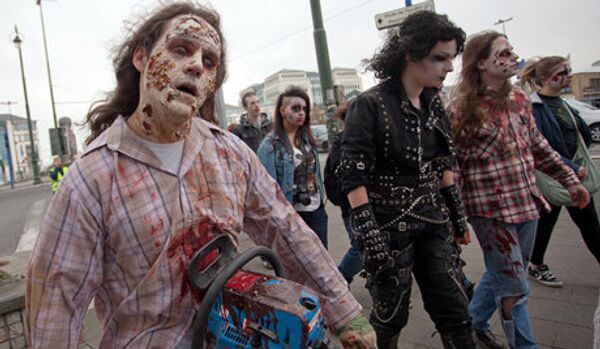 Etats-Unis : marche de 10 000 zombies dans le New Jersey - Sputnik Afrique