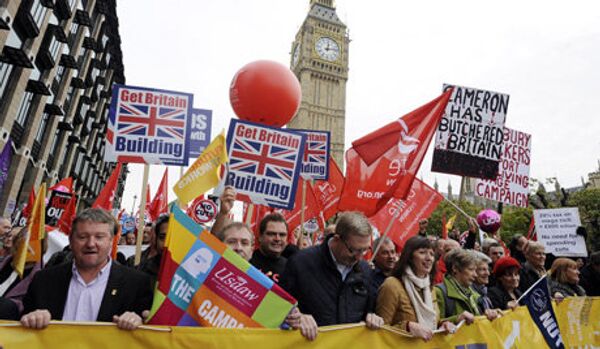 Les syndicats protestent à Londres - Sputnik Afrique