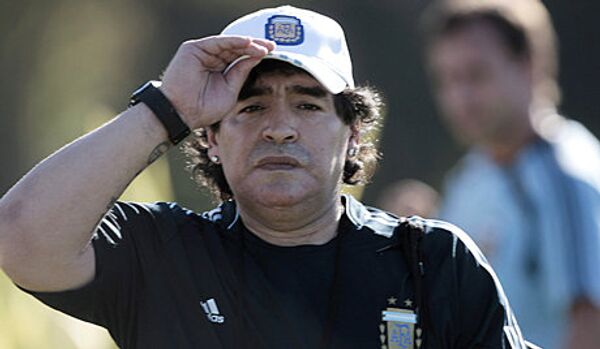Maradona entraînera la sélection d'Irak - Sputnik Afrique