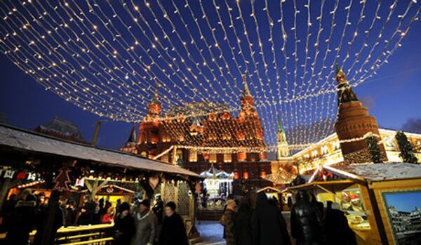 Le marché de Noël de Strasbourg envahit le centre-ville de Moscou ! - Sputnik Afrique