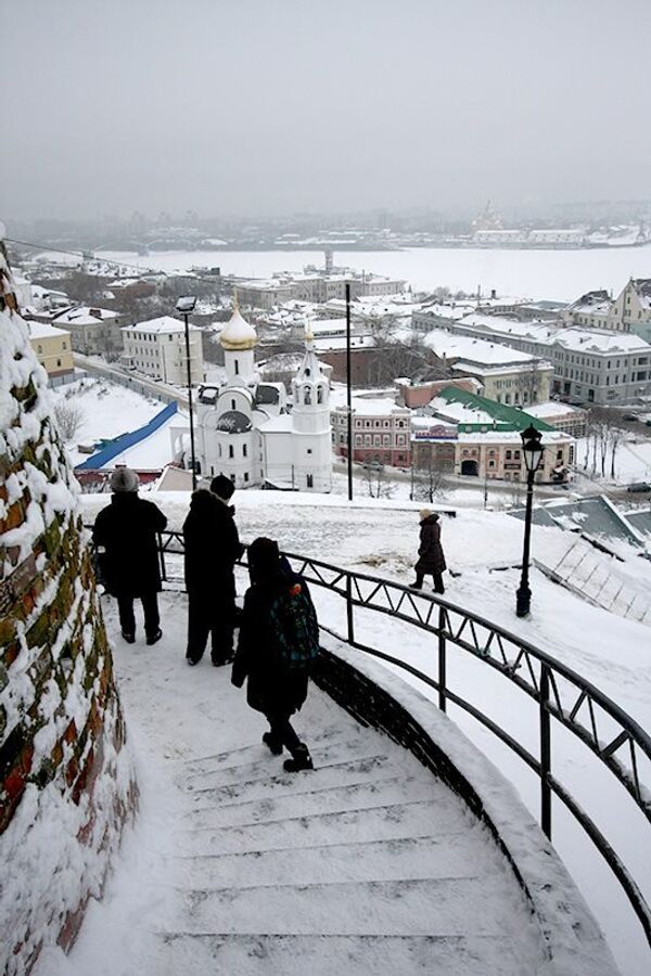 Nijni Novgorod endormie sous la neige - Sputnik Afrique