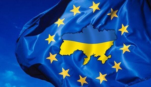 Manifestation en faveur de l’adhésion de l’Ukraine à l’UE - Sputnik Afrique
