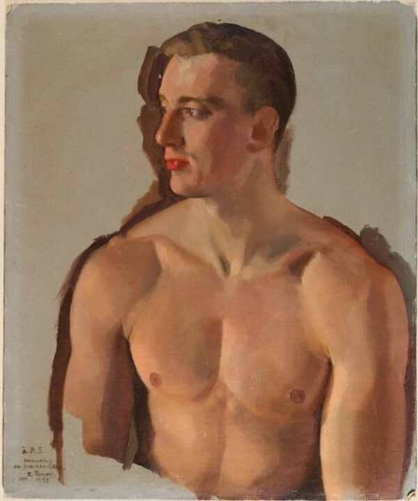 Konstantine Somov, Portrait de Boris Snajkovski, 1933, toile, peinture à l’huile. - Sputnik Afrique