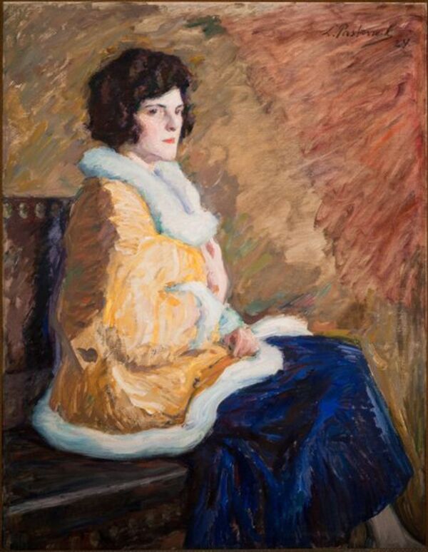 Léonid Pasternak, Portrait de madame Shali, 1924, toile, peinture à l’huile. - Sputnik Afrique