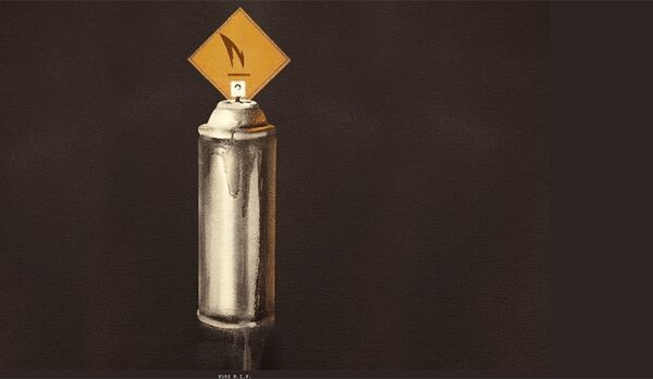 Banksy a « allumé une bougie » en mémoire de Pavel 183 - Sputnik Afrique