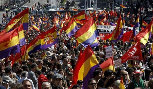 Une manifestation anti-monarchiste a eu lieu à Madrid - Sputnik Afrique