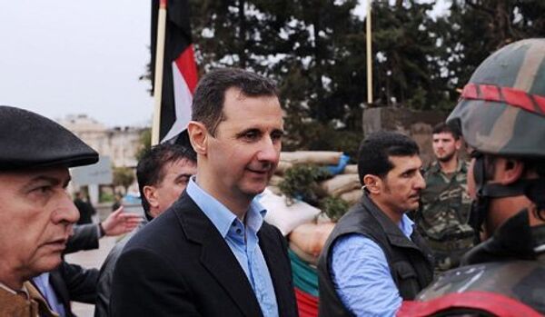 Al-Assad a visité une centrale électrique à Damas - Sputnik Afrique