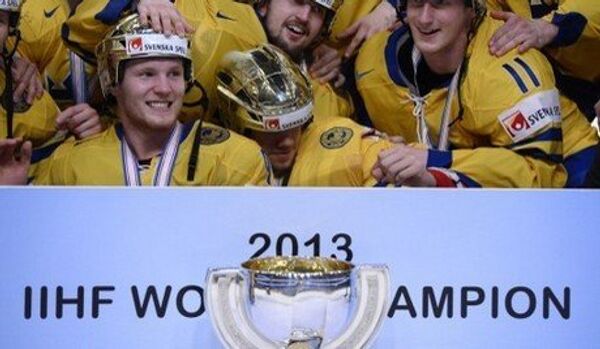 La Suède championne du monde 2013 de hockey sur glace - Sputnik Afrique