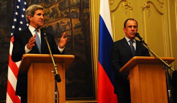 Lavrov et Kerry évoquent la préparation de la conférence sur la Syrie - Sputnik Afrique