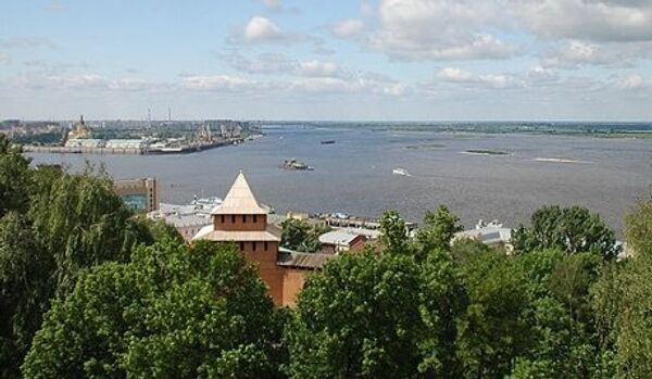 Nijni Novgorod a repris le relais de la flamme de l'Universiade 2013 - Sputnik Afrique