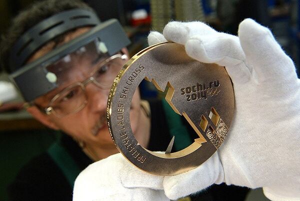 1300 médailles seront fabriqués pour les Jeux olympiques de 2014 à Sotchi - Sputnik Afrique
