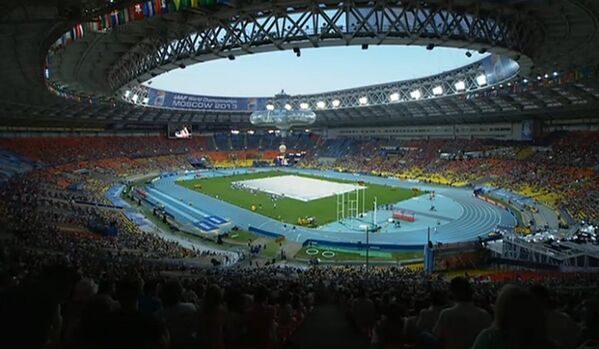 Début de la cérémonie d’ouverture des Mondiaux d’athlétisme à Moscou - Sputnik Afrique