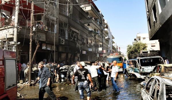 Syrie : deuxième journée de bombardements dans les banlieues de Damas - Sputnik Afrique