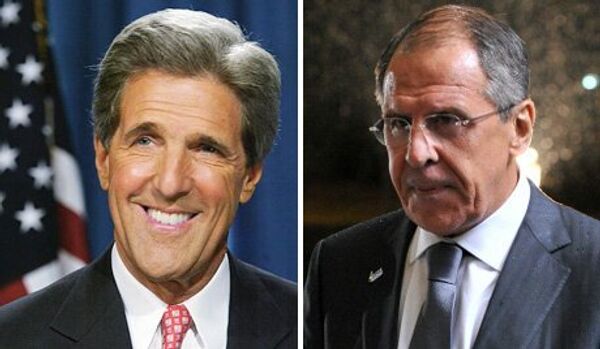 Entretien téléphonique Lavrov-Kerry sur les armes chimiques en Syrie - Sputnik Afrique