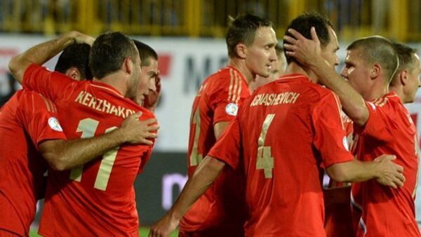 L’équipe nationale russe a battu Israël lors du match de qualification du Mondial 2014 - Sputnik Afrique